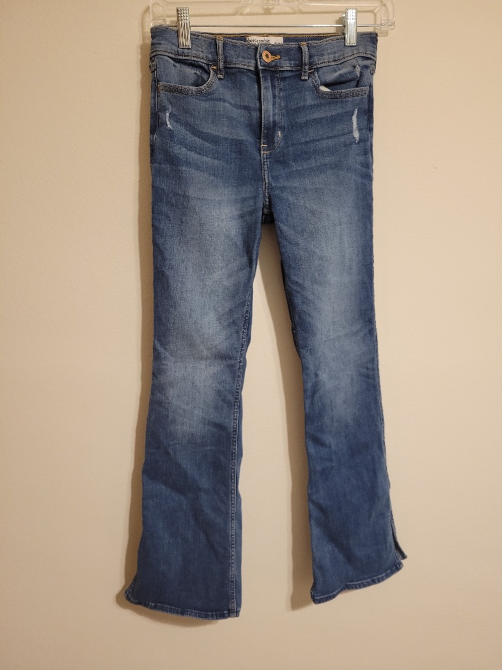 Abercrombie Kids High Rise Flare Jean Size 13/14